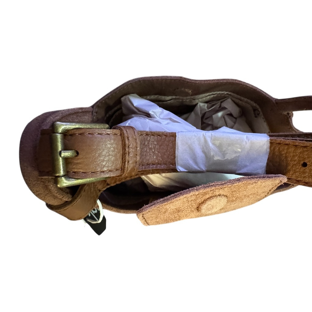 The Sak Crossbody Bag Tobacco Suede Leather, Small Crossbody - Picture 7 of 8